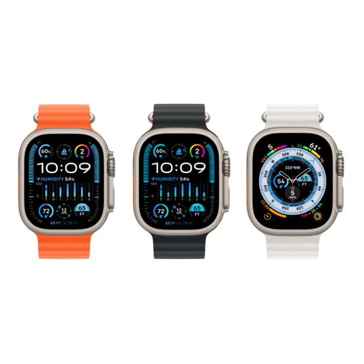 Б/У смарт-часы Apple Watch Ultra 2 Natural Titanium Ocean Band