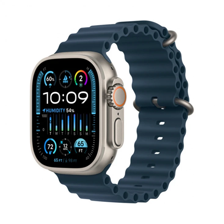 Б/У смарт-часы Apple Watch Ultra 2 Natural Titanium Ocean Band