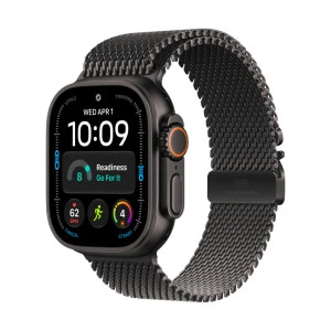 Apple Watch Ultra 4 Черный Титан Milanese Loop 