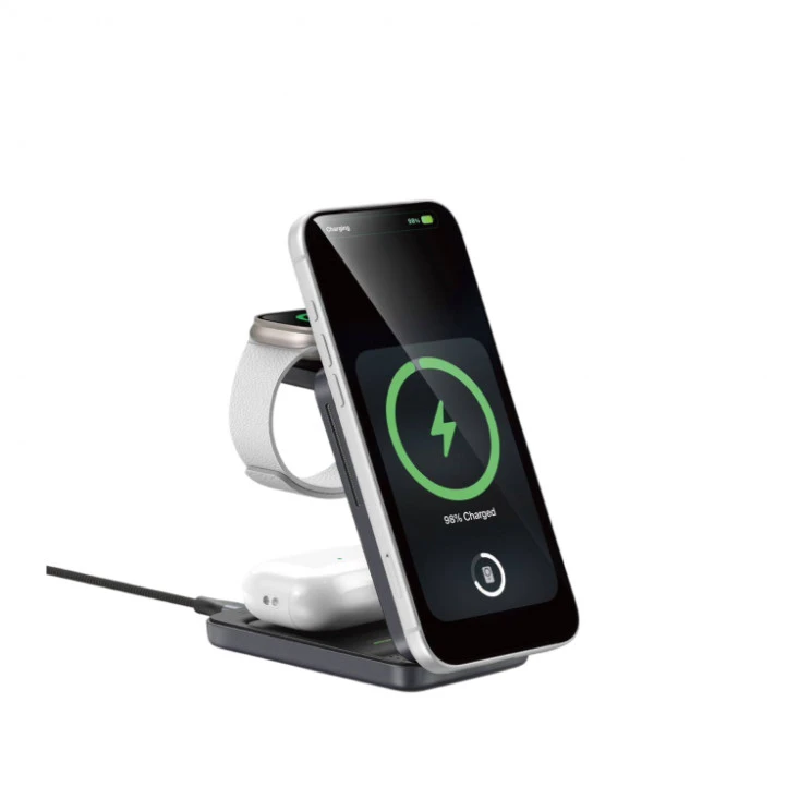 Док-станция Keephone Popgo 25W Qi 2.2 MagSafe 3в1 Wireless Charger