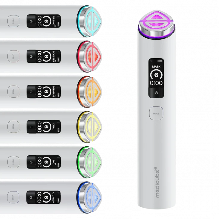 Усиленный микротоковый аппарат для ухода за кожей Medicube AGE-R Booster Pro X2 (белый)