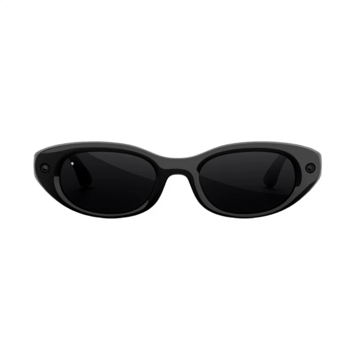 Умные очки Ray-Ban Starfire Kylie Edition Classic оправа Глянцевый черный, линзы Черные