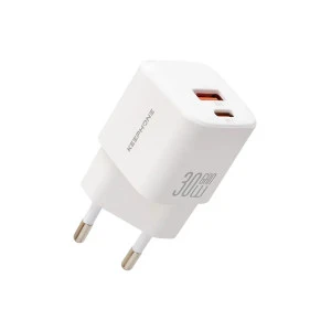 Сетевое зарядное устройство Keephone Booster PD 30W GaN Wall Charger 2 Port